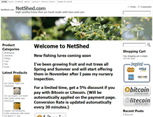 Tablet Screenshot of netshed.com